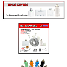 An ad template for a gadget accesories site saying 